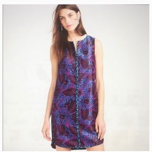 J. Crew Purple Midnight Shift Dress